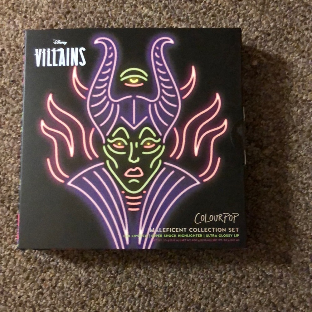 Disney villains, Colourpop maleficent collection